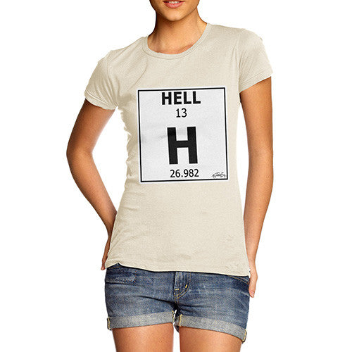 Women's Periodic Table Of Swearing Hell T-Shirt