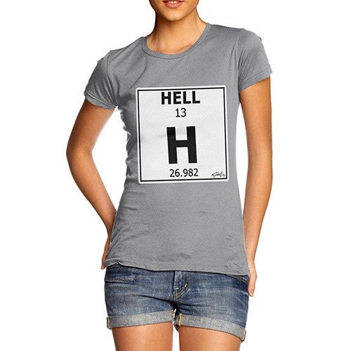 Women's Periodic Table Of Swearing Hell T-Shirt