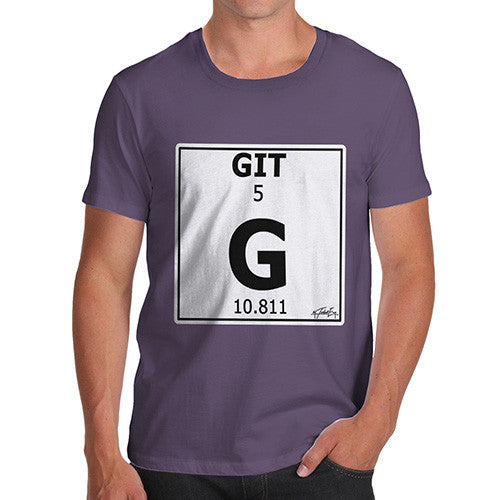 Men's Periodic Table Of Swearing Git T-Shirt