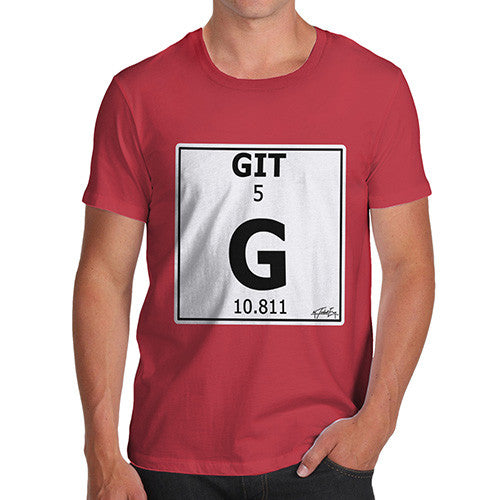 Men's Periodic Table Of Swearing Git T-Shirt