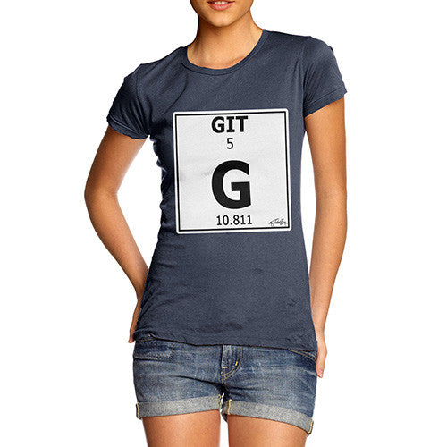 Women's Periodic Table Of Swearing Git T-Shirt