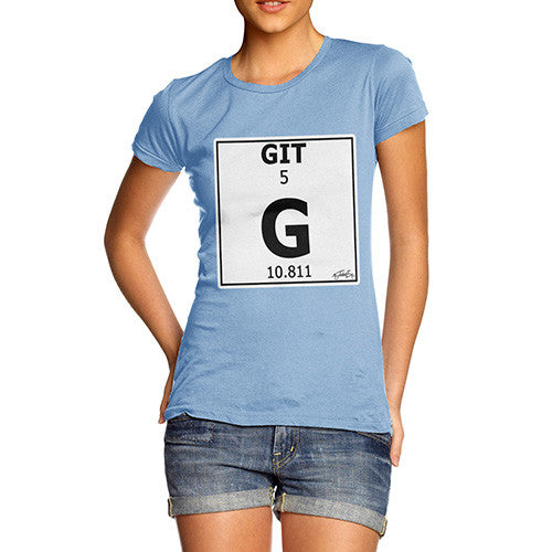 Women's Periodic Table Of Swearing Git T-Shirt