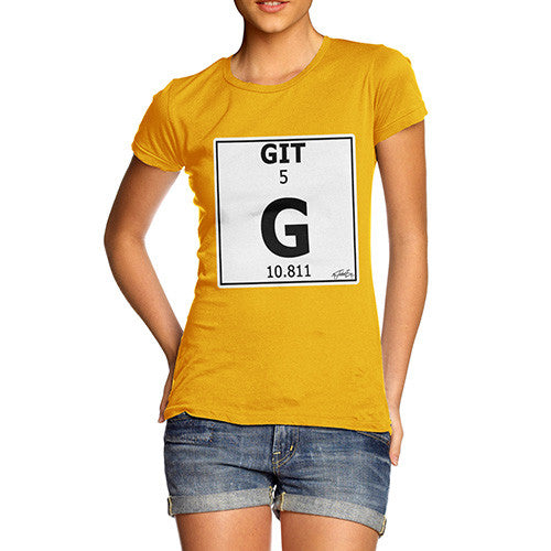 Women's Periodic Table Of Swearing Git T-Shirt