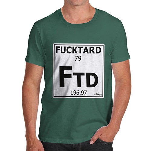 Men's Periodic Table Of Swearing Element FTD T-Shirt