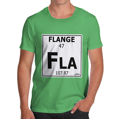 Men's Periodic Table Of Swearing Flange T-Shirt