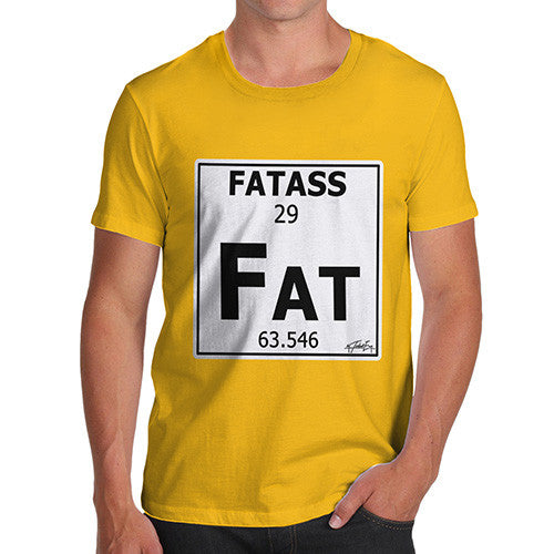 Men's Periodic Table Of Swearing Fatass T-Shirt