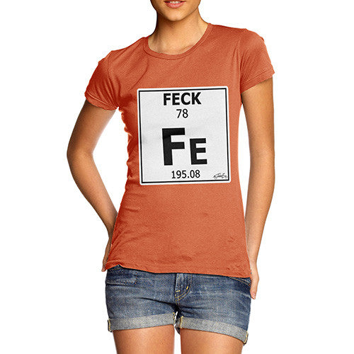 Women's Periodic Table Of Swearing Feck T-Shirt