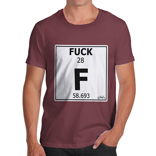 Men's Periodic Table Of Swearing Element F T-Shirt