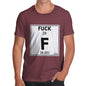 Men's Periodic Table Of Swearing Element F T-Shirt