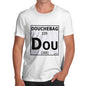 Men's Periodic Table Of Swearing Douchebag T-Shirt