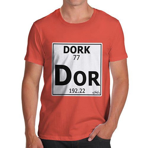 Men's Periodic Table Of Swearing Dork T-Shirt