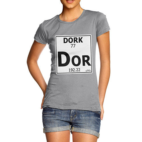 Women's Periodic Table Of Swearing Dork T-Shirt