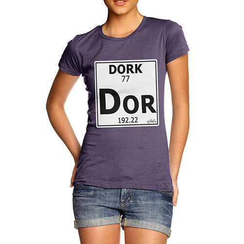 Women's Periodic Table Of Swearing Dork T-Shirt