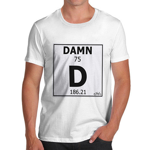 Men's Periodic Table Of Swearing Damn T-Shirt
