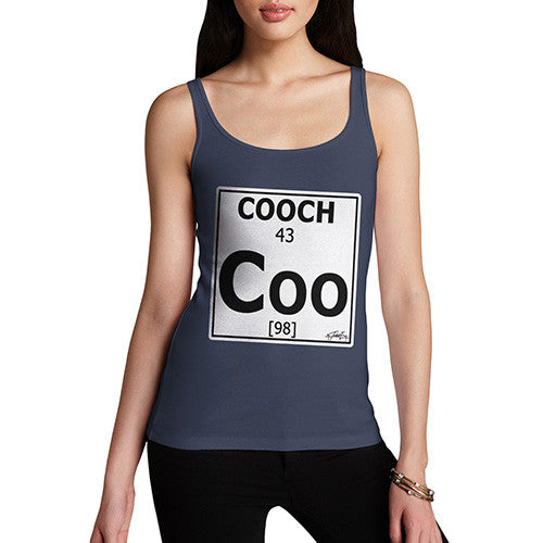 Women's Periodic Table Of Swearing Cooch Tank Top