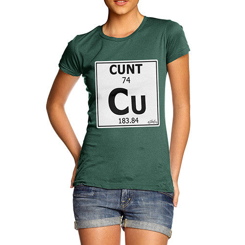 Women's Periodic Table Of Swearing Element CU T-Shirt