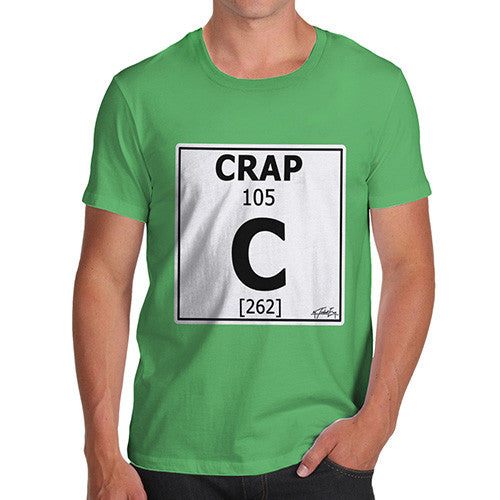 Men's Periodic Table Of Swearing Crap T-Shirt