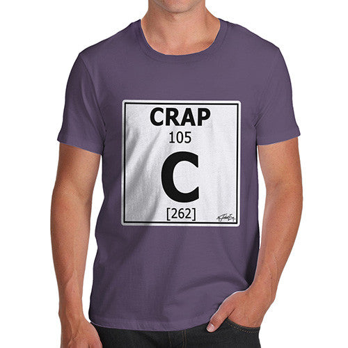 Men's Periodic Table Of Swearing Crap T-Shirt