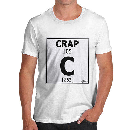 Men's Periodic Table Of Swearing Crap T-Shirt