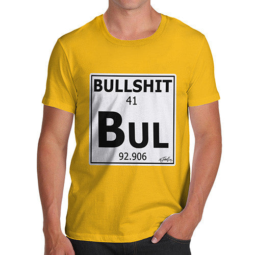 Men's Periodic Table Of Swearing Element BUL T-Shirt