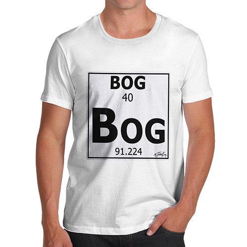 Men's Periodic Table Of Swearing Bog T-Shirt