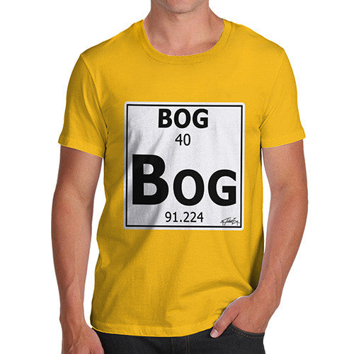 Men's Periodic Table Of Swearing Bog T-Shirt