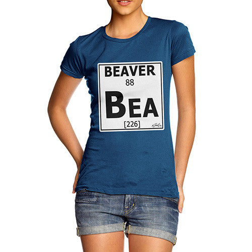 Women's Periodic Table Of Swearing Beaver T-Shirt
