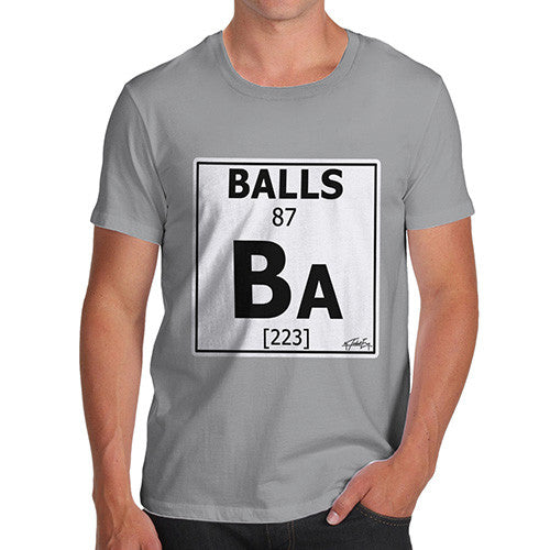 Men's Periodic Table Of Swearing Balls T-Shirt