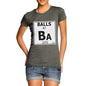 Women's Periodic Table Of Swearing Balls T-Shirt