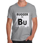 Men's Periodic Table Of Swearing Bugger T-Shirt