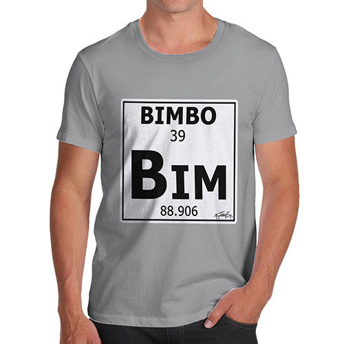 Men's Periodic Table Of Swearing Bimbo T-Shirt