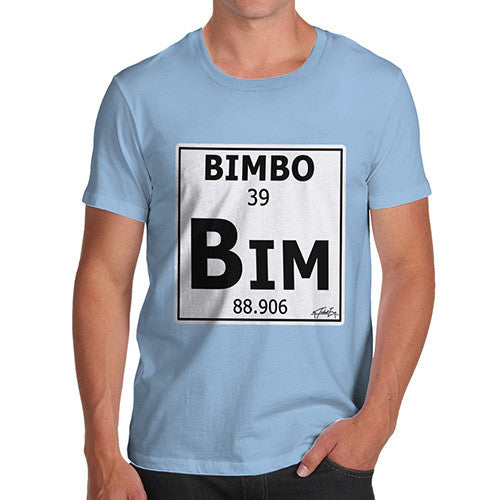 Men's Periodic Table Of Swearing Bimbo T-Shirt