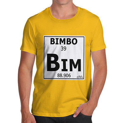 Men's Periodic Table Of Swearing Bimbo T-Shirt