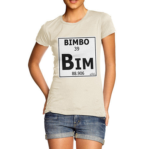 Women's Periodic Table Of Swearing Bimbo T-Shirt