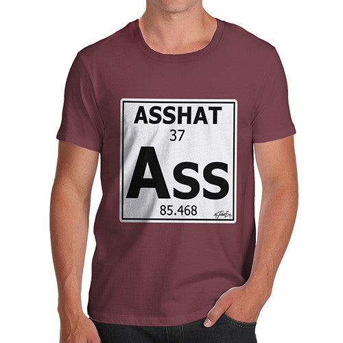 Men's Periodic Table Of Swearing Element ASS T-Shirt