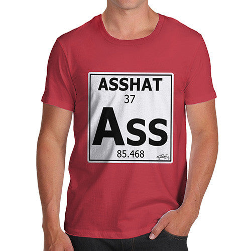 Men's Periodic Table Of Swearing Element ASS T-Shirt