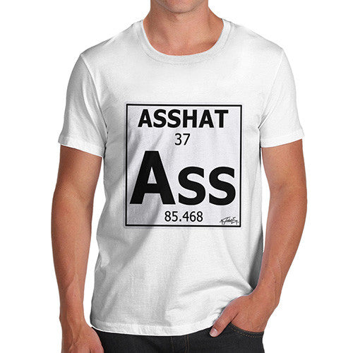 Men's Periodic Table Of Swearing Element ASS T-Shirt