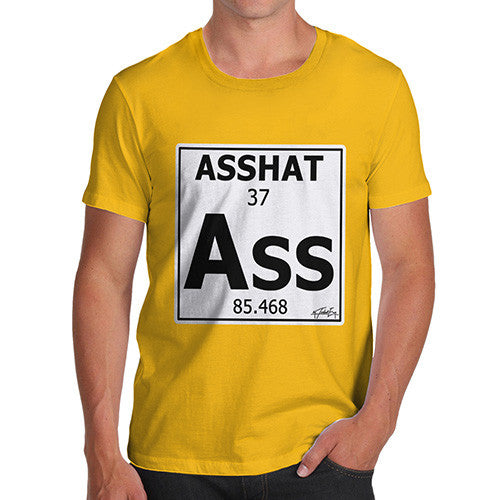 Men's Periodic Table Of Swearing Element ASS T-Shirt