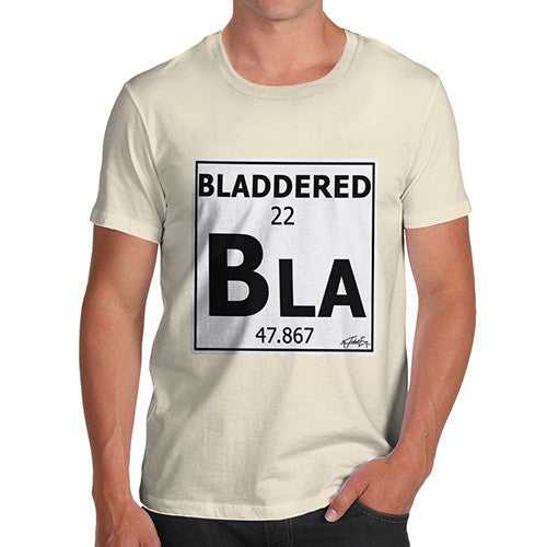 Men's Periodic Table Of Swearing Bladdered T-Shirt