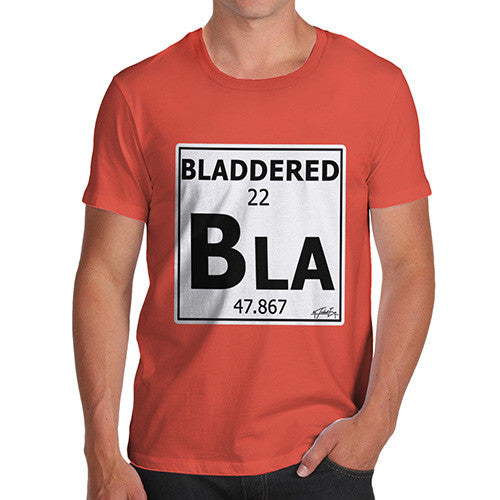 Men's Periodic Table Of Swearing Bladdered T-Shirt