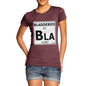 Women's Periodic Table Of Swearing Bladdered T-Shirt