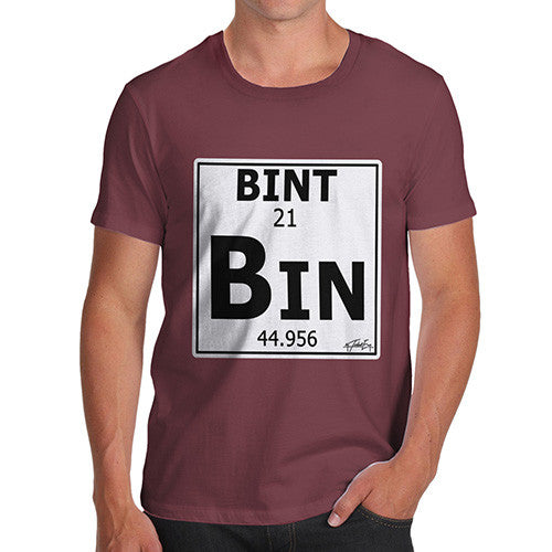 Men's Periodic Table Of Swearing Bint T-Shirt