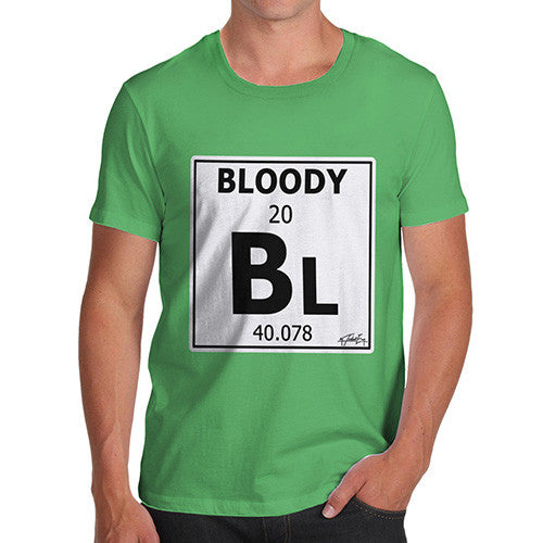 Men's Periodic Table Of Swearing Bloody T-Shirt