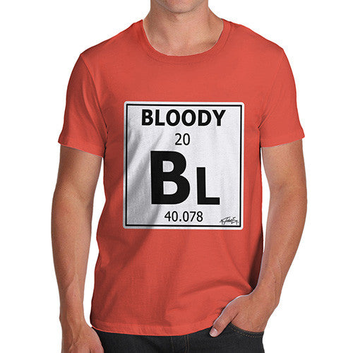 Men's Periodic Table Of Swearing Bloody T-Shirt