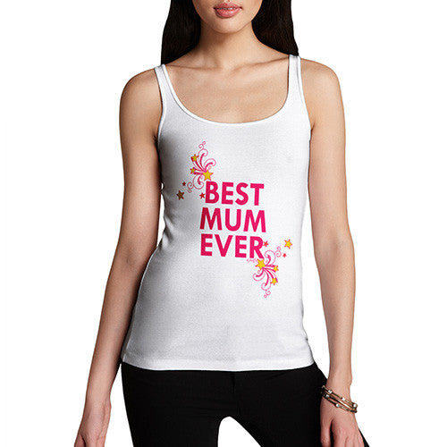 Women's Best Mum Ever Cotton Tank Top