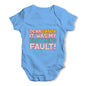 Santa It Was My Brother's Fault Baby Grow Bodysuit