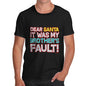 Men's Santa It Was My Brother's Fault! Cotton T-Shirt