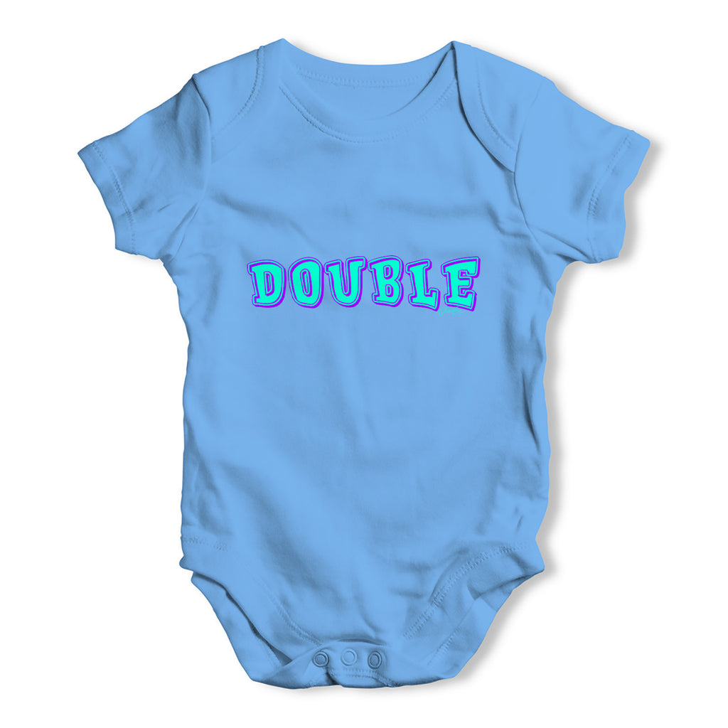 Double Baby Grow Bodysuit