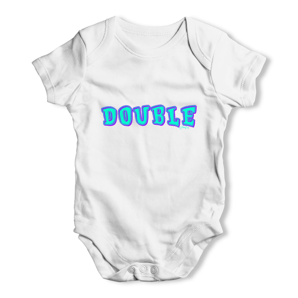 Double Baby Grow Bodysuit