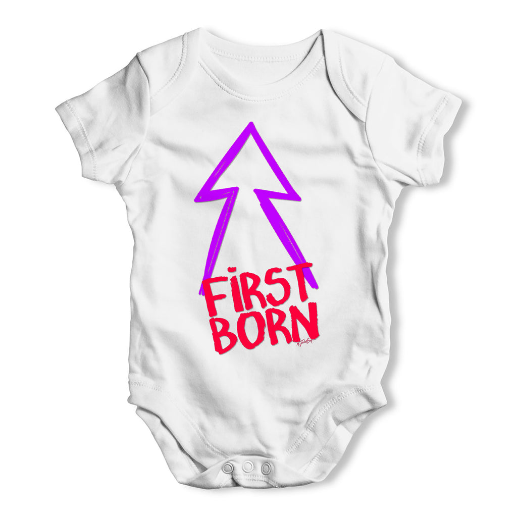 First Born Baby Grow Bodysuit